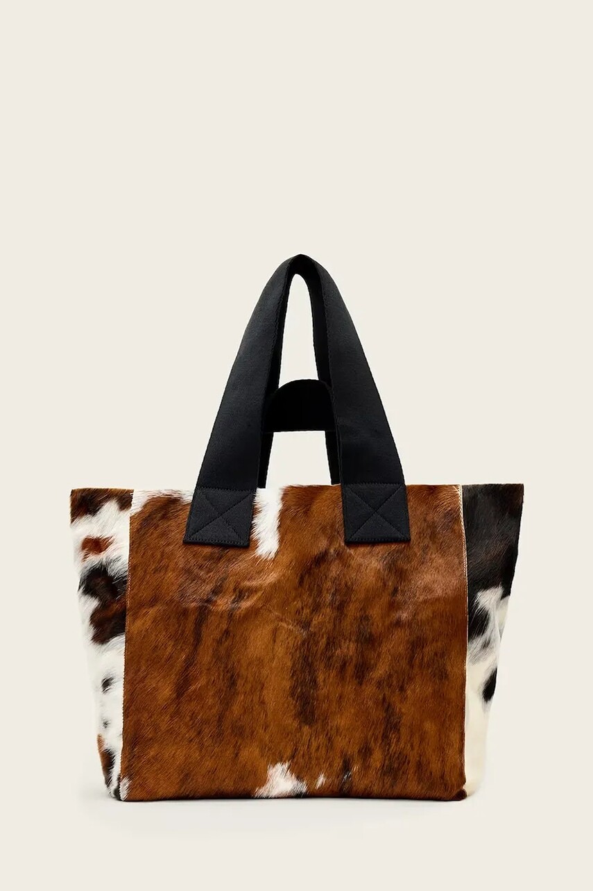 AllSaints kabelka typu shopper dámska kožená IZZY COW