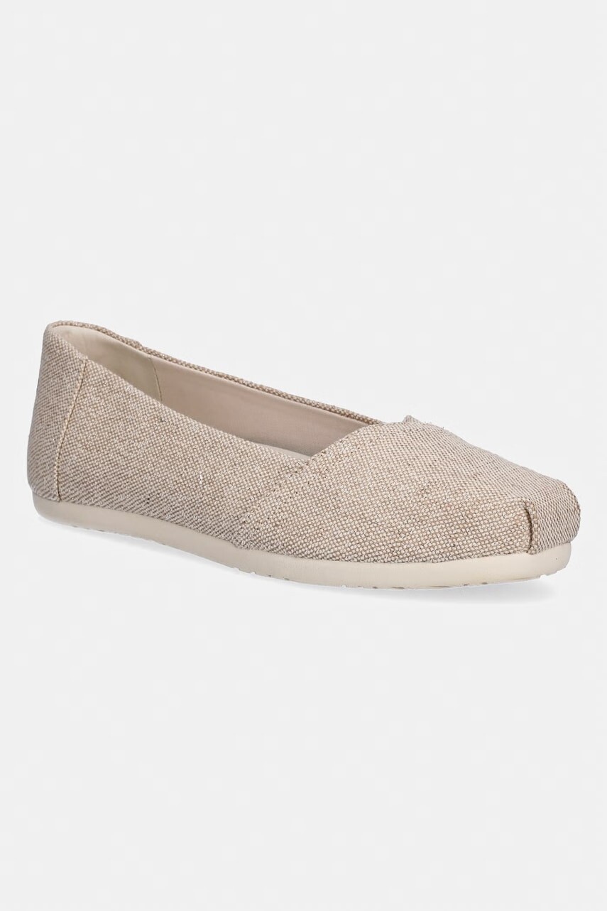 Toms espadrilky na plochom podpätku dámske ALPARGATA BALLET