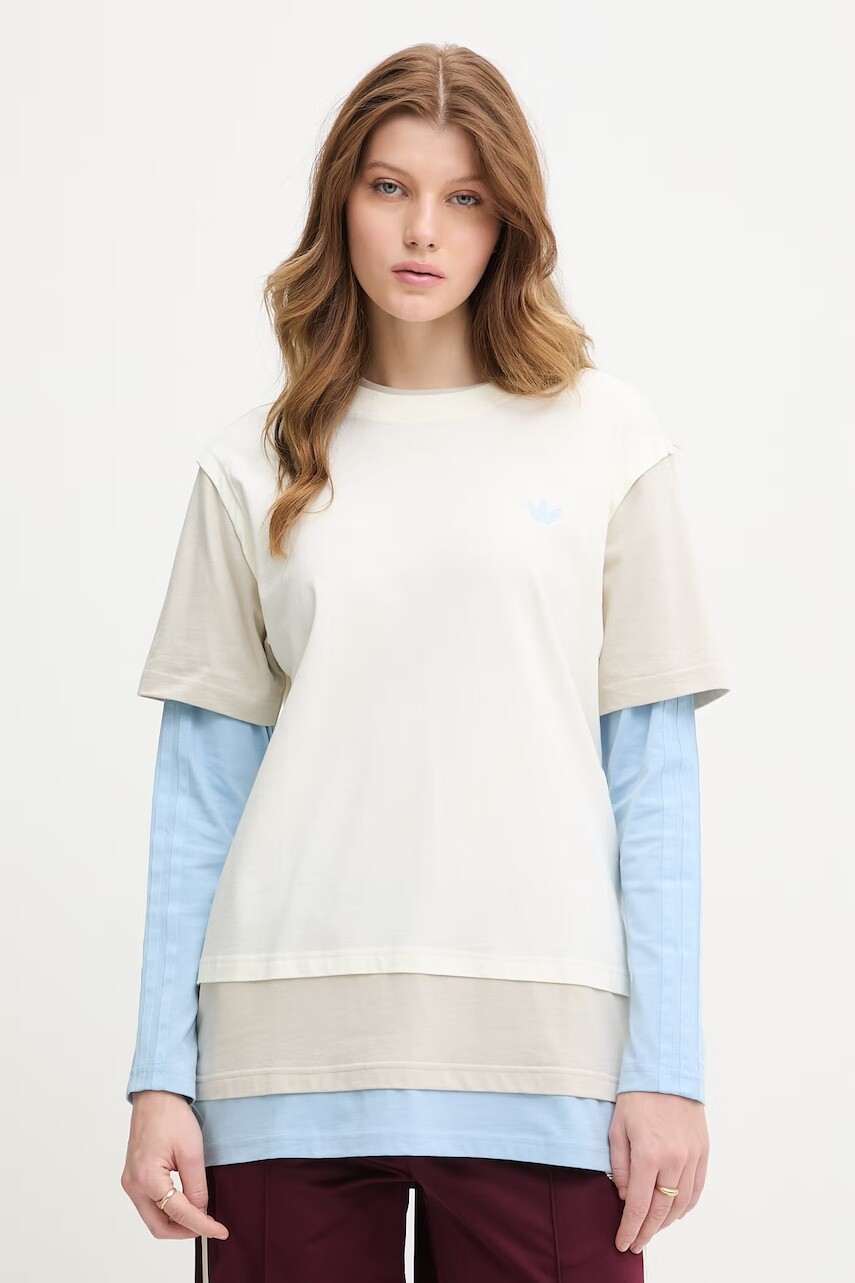 adidas Originals tričko s dlhým rukávom dámske bavlnené