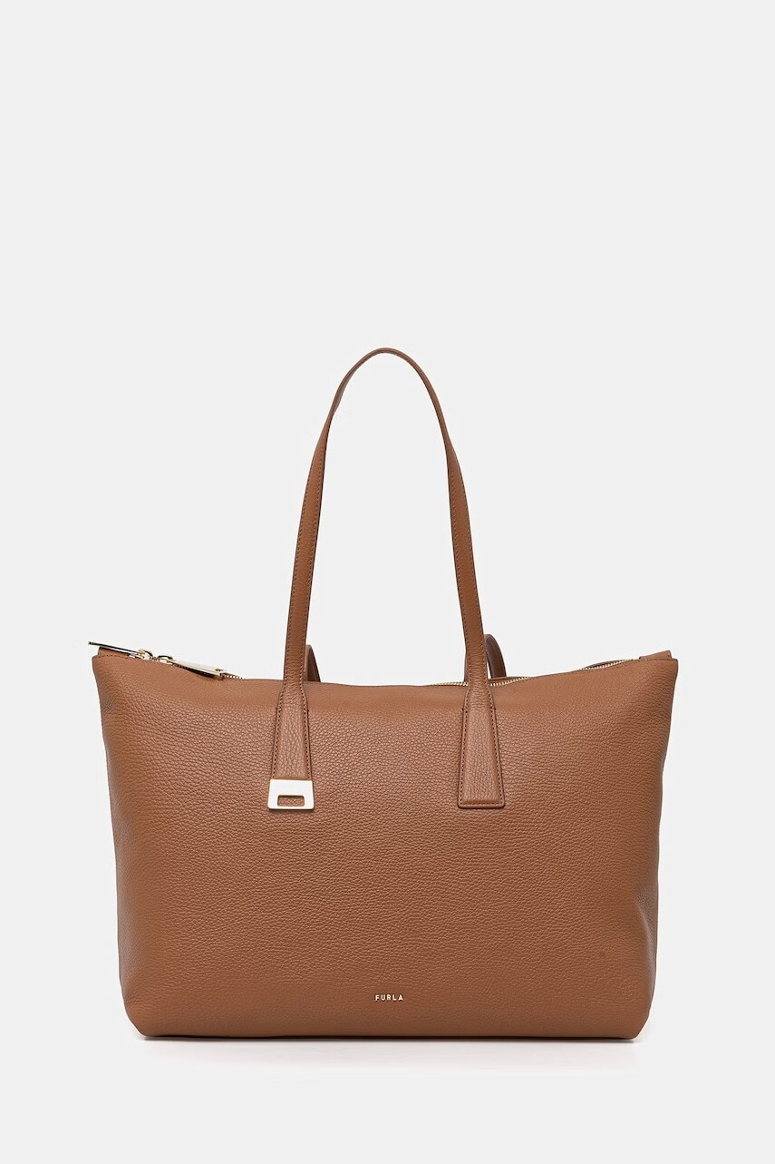Furla kabelka typu shopper dámska kožená Olivia L Tote