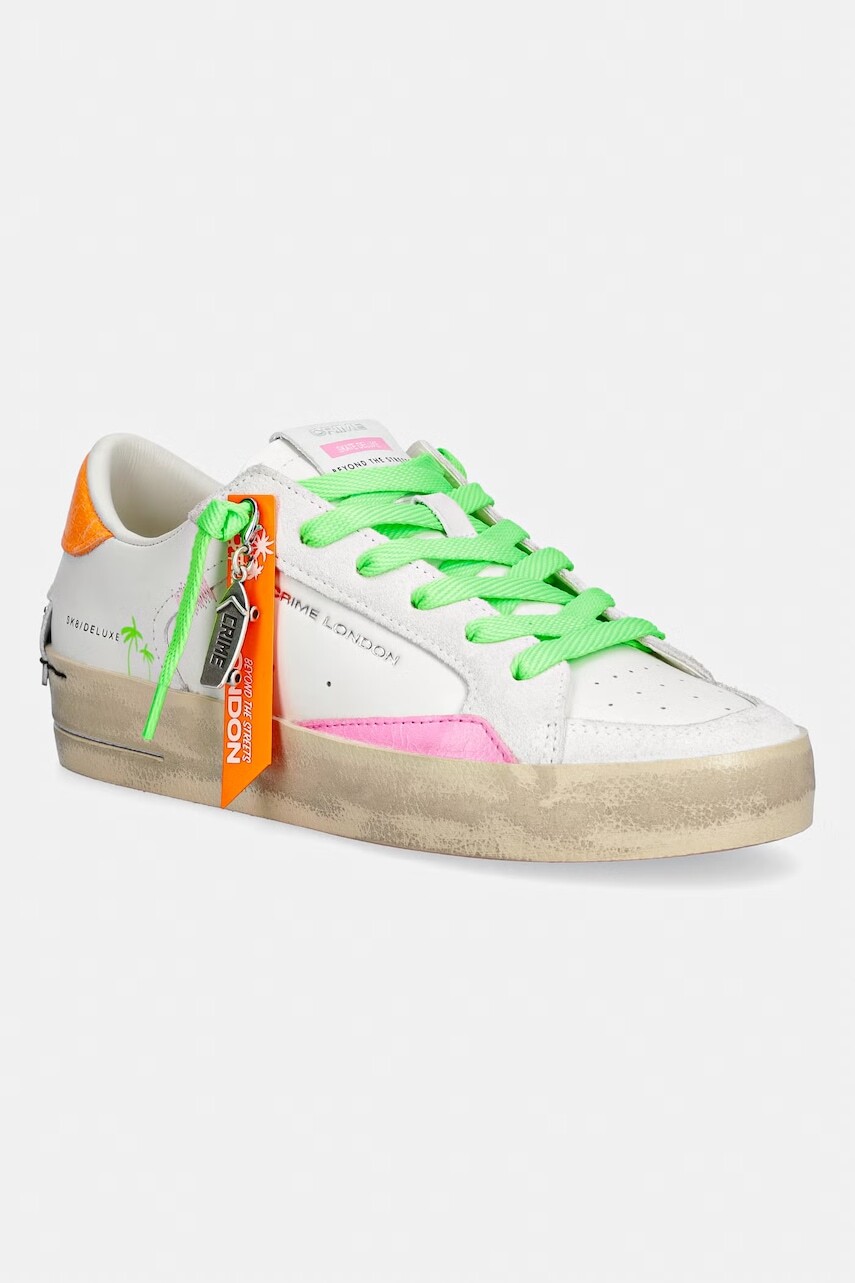 Crime London SK8 DELUXE tenisky dámske kožené