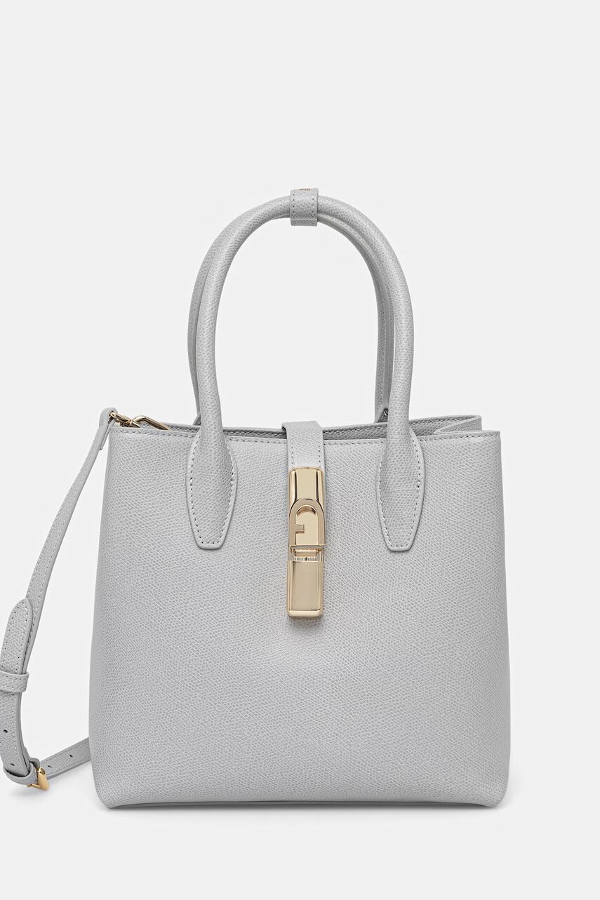 Furla kabelka typu vak dámska kožená Goccia S Tote Base 22
