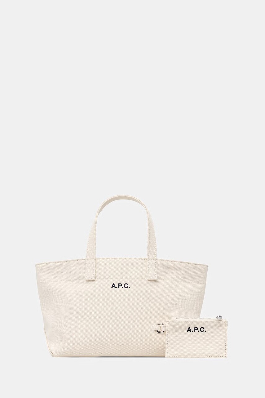 A.P.C. dámska bavlnená kabelka typu tote LE DRUMMER TOILE SMALL