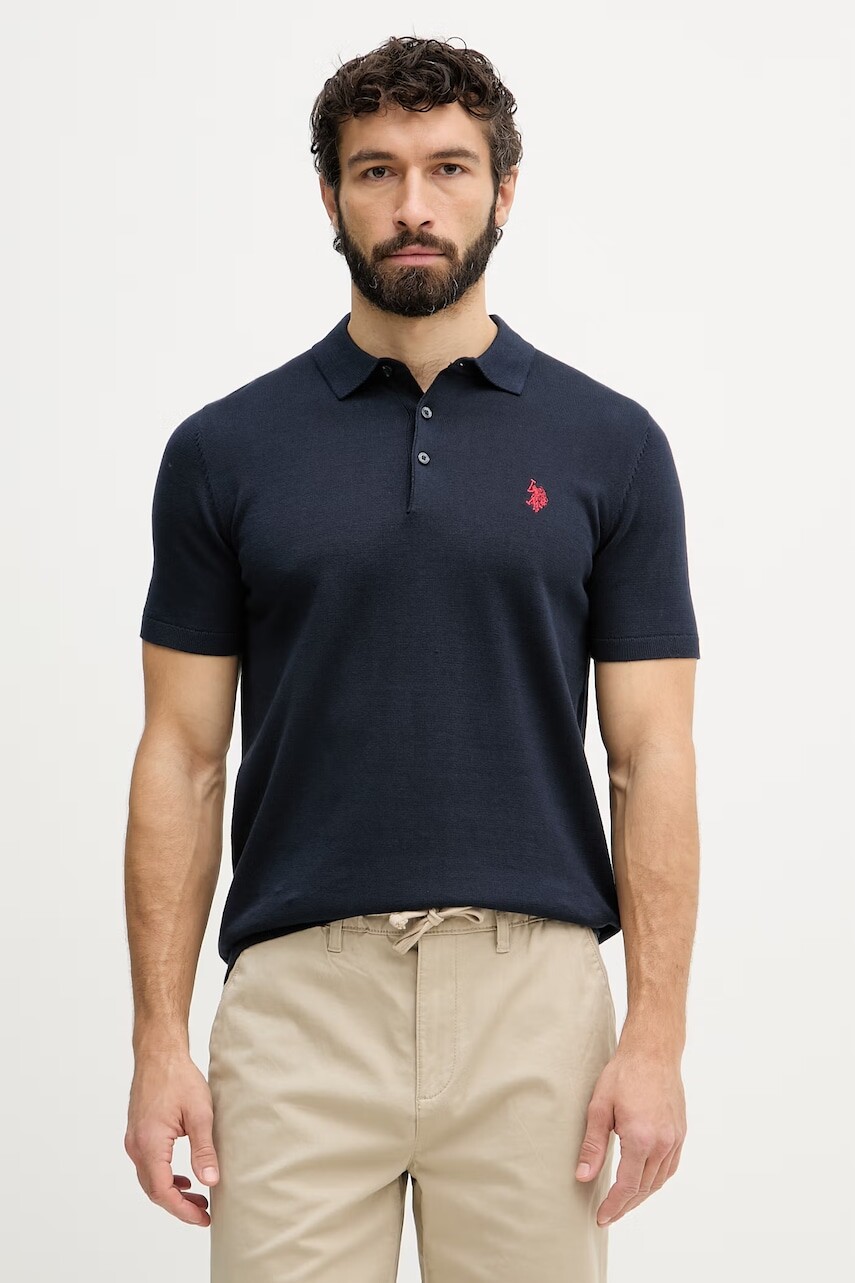 U.S. Polo Assn. polo tričko pánske bavlnené COMBED SS