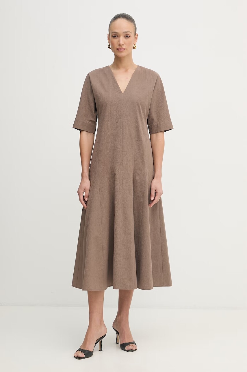 MM by Max Mara šaty s rozšíreným strihom bavlnené PANINO
