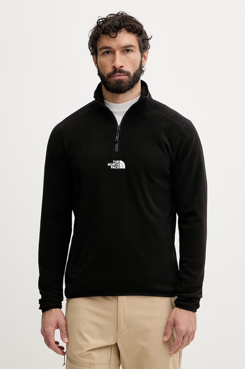 The North Face mikina pánska flísová EMBROIDERED LOGO