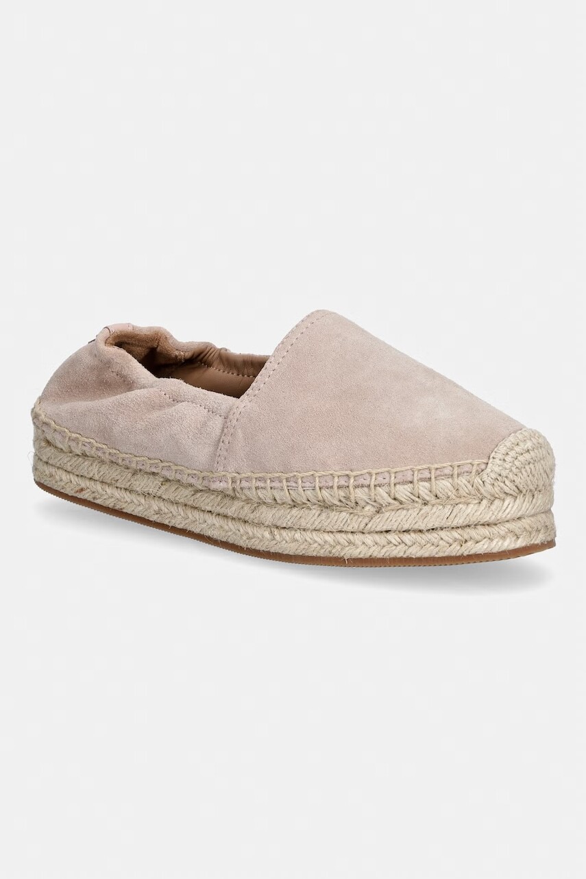 BOSS Espadrilky dámske zo semišu Madeira