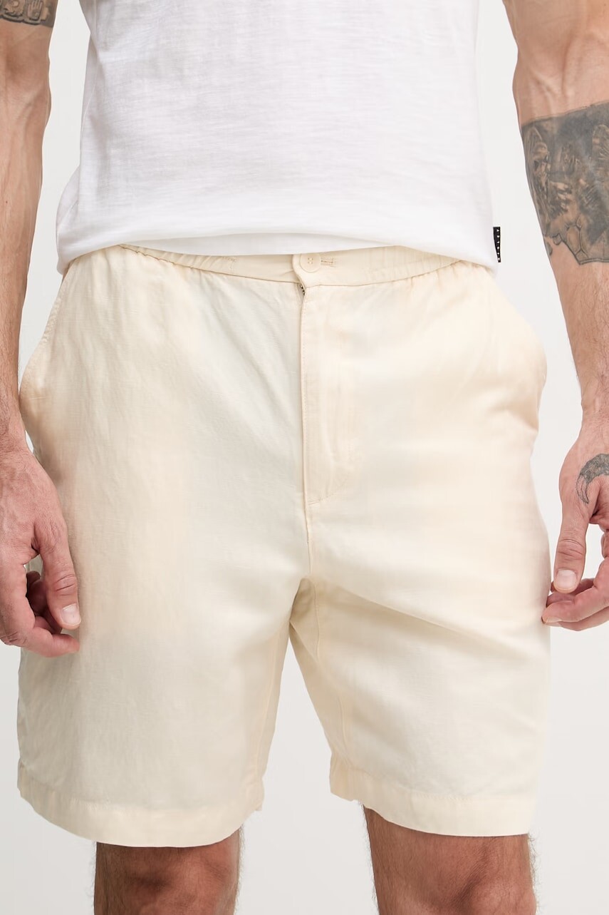 Lacoste šortky pánske s ľanom
