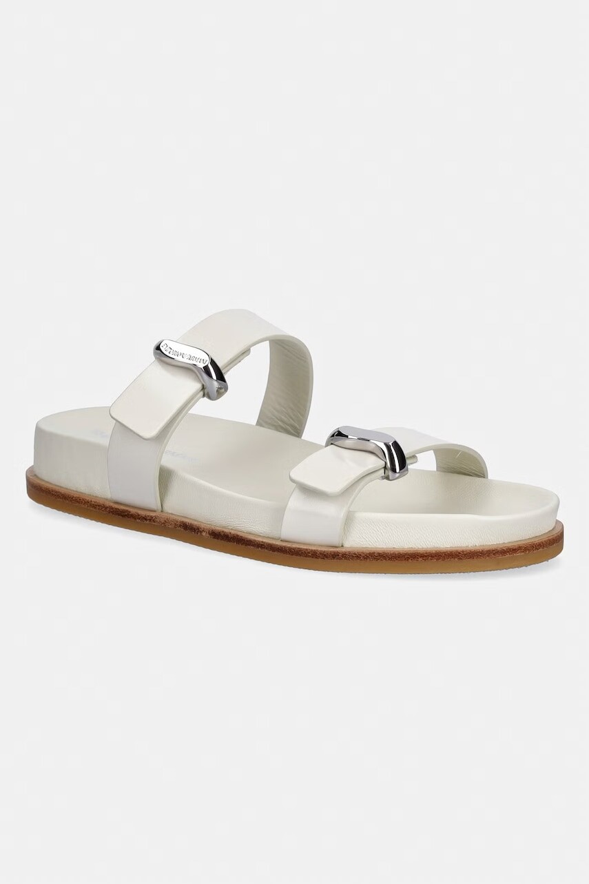 Emporio Armani šľapky dámske kožené