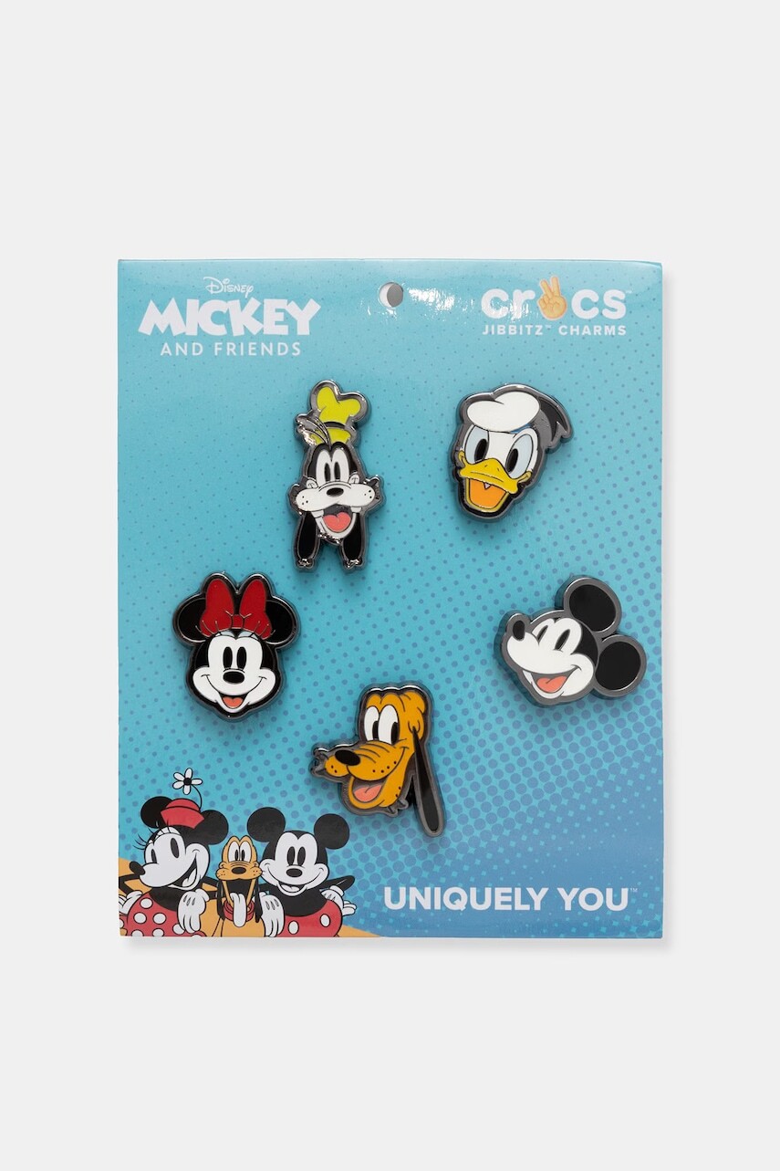 Crocs detské ozdobné odznaky na obuv MickeyandFriends Elevated5pck