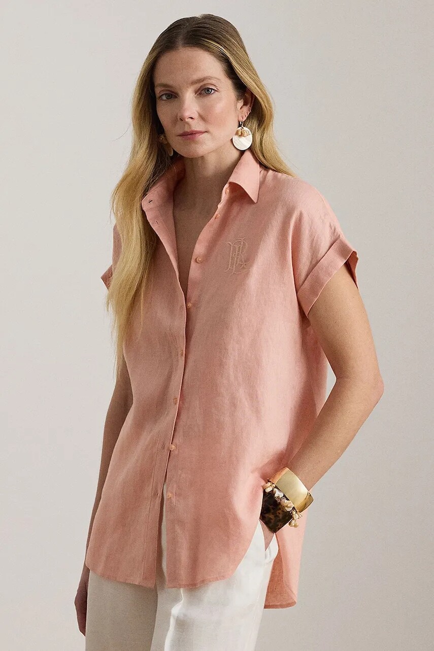 Lauren Ralph Lauren Košeľa dámska ľanová