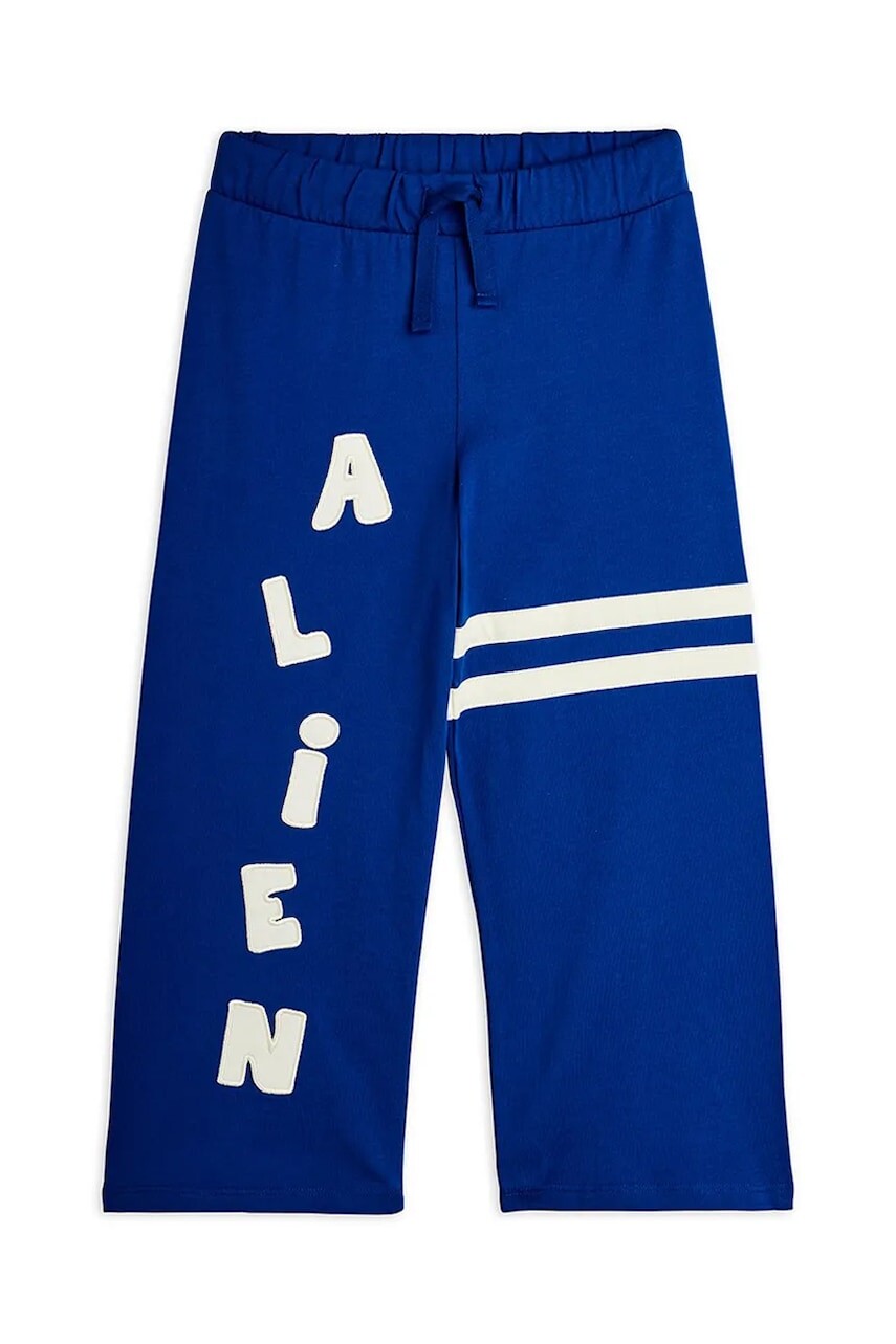 Mini Rodini teplákové nohavice detské bavlnené Alien