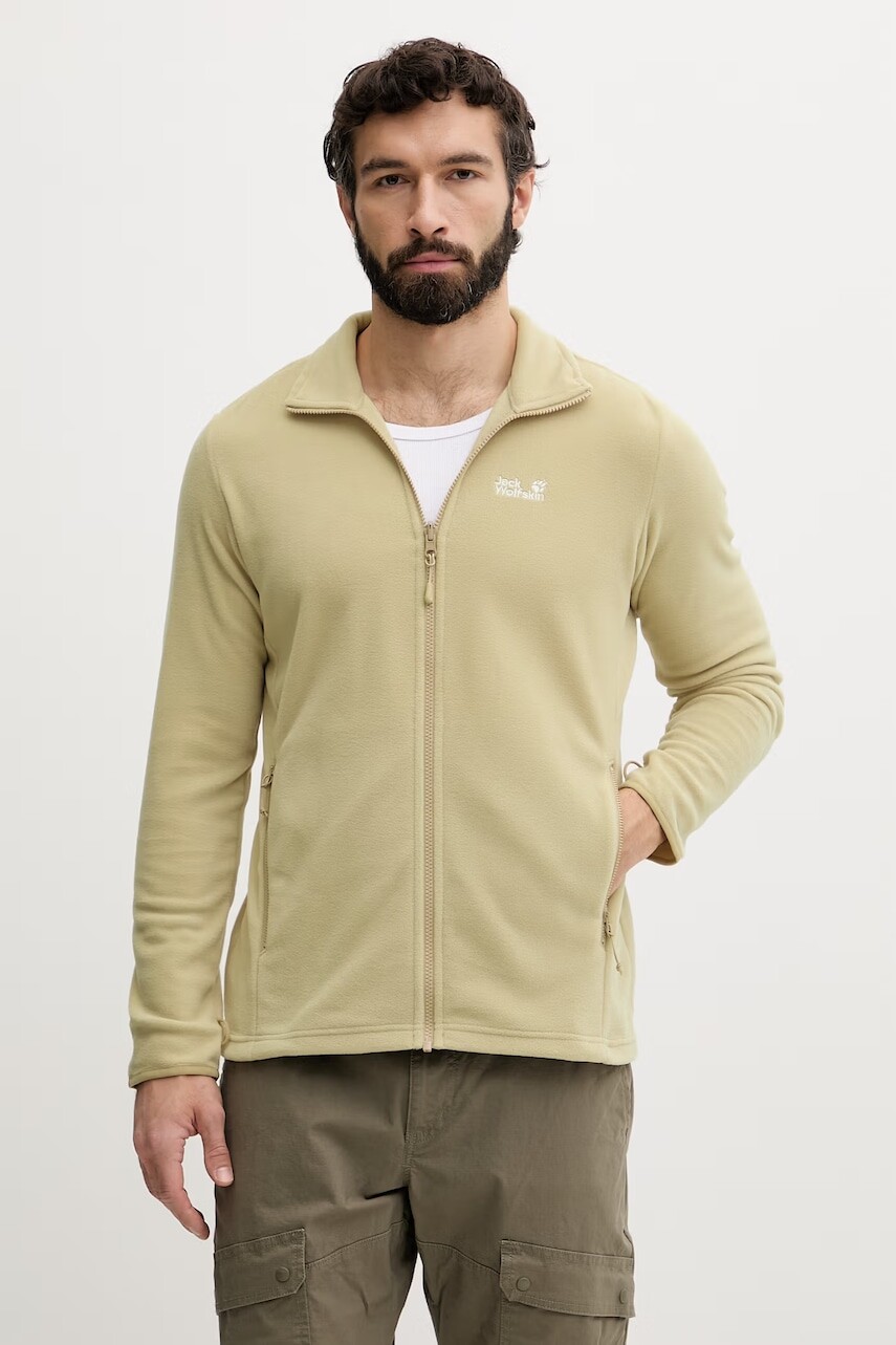 Jack Wolfskin pánska mikina na zips Taunus 100