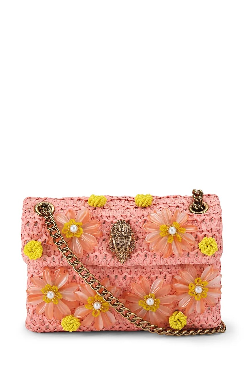 Kurt Geiger London crossbody kabelka dámska Raffia Mini Kensington