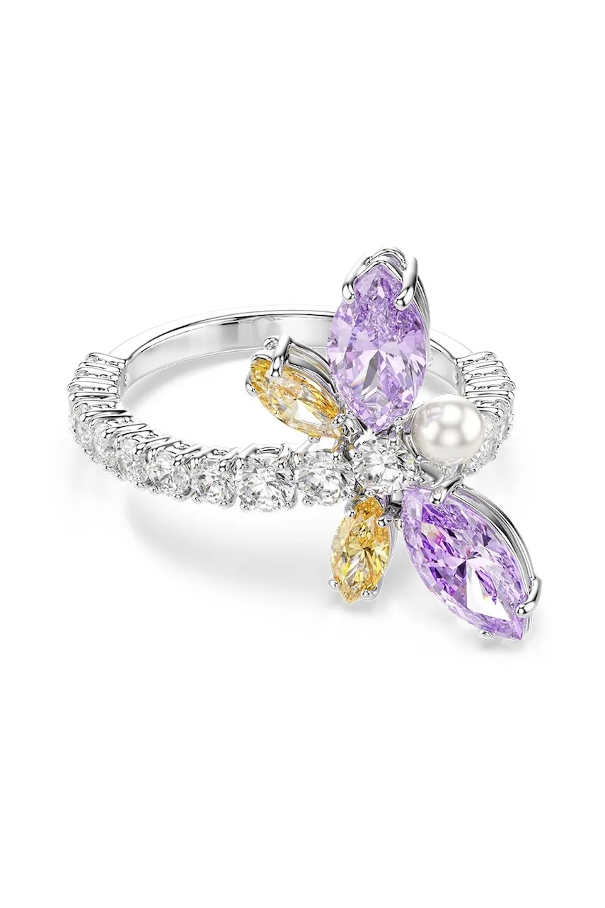 Swarovski prsteň dámsky kovový so zirkónom Ariana Grande x Swarovski