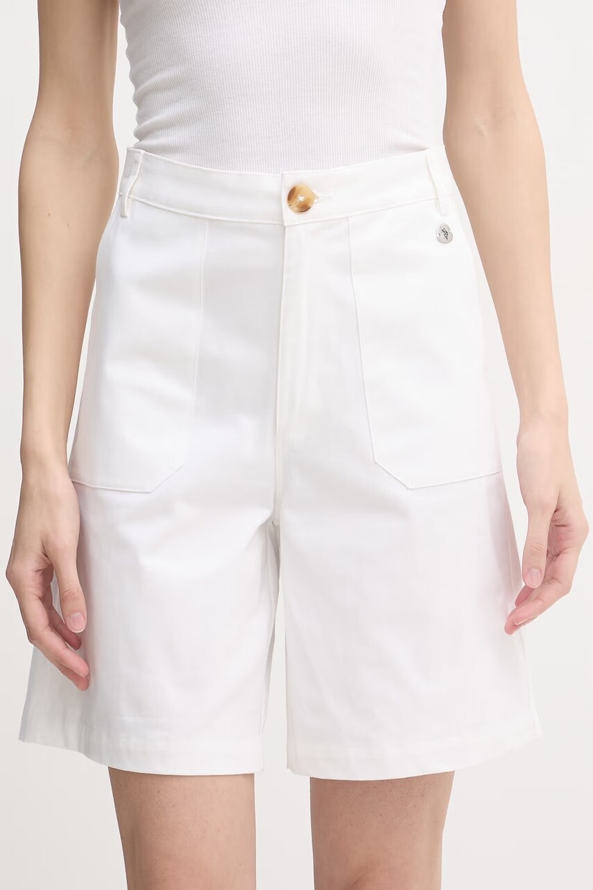 U.S. Polo Assn. šortky dámske bavlnené s elastanom CHINO