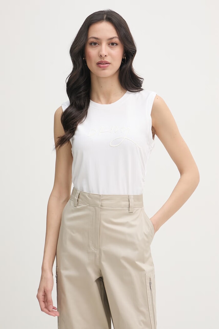DKNY top dámsky s bavlnou