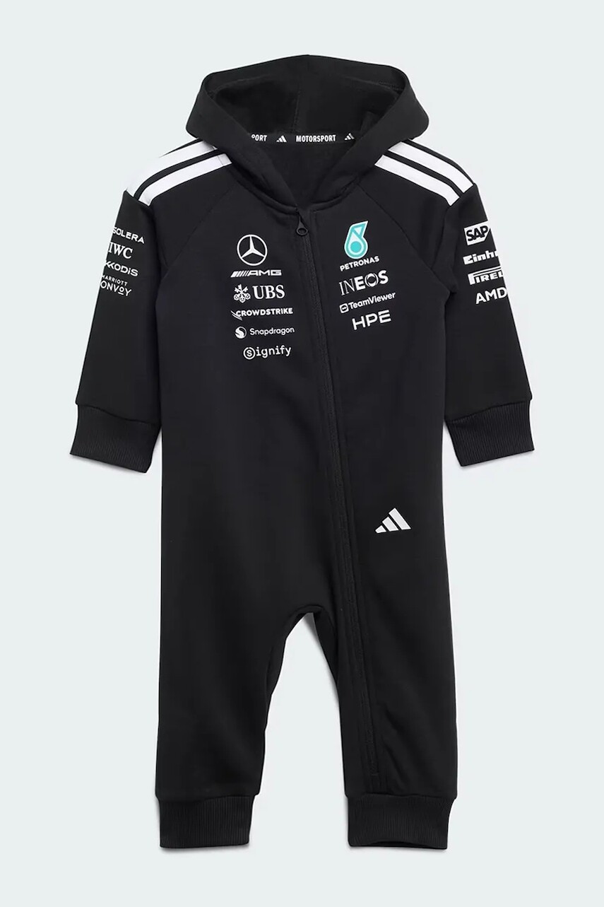 adidas Performance dojčenský overal s kapucňou z bavlny MERCEDES