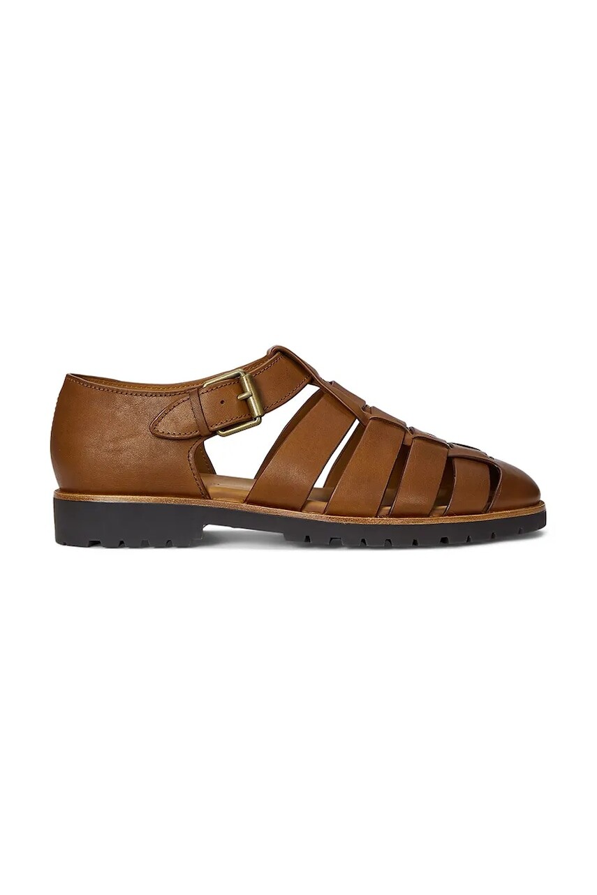 Polo Ralph Lauren sandále pánske kožené Finn Lug