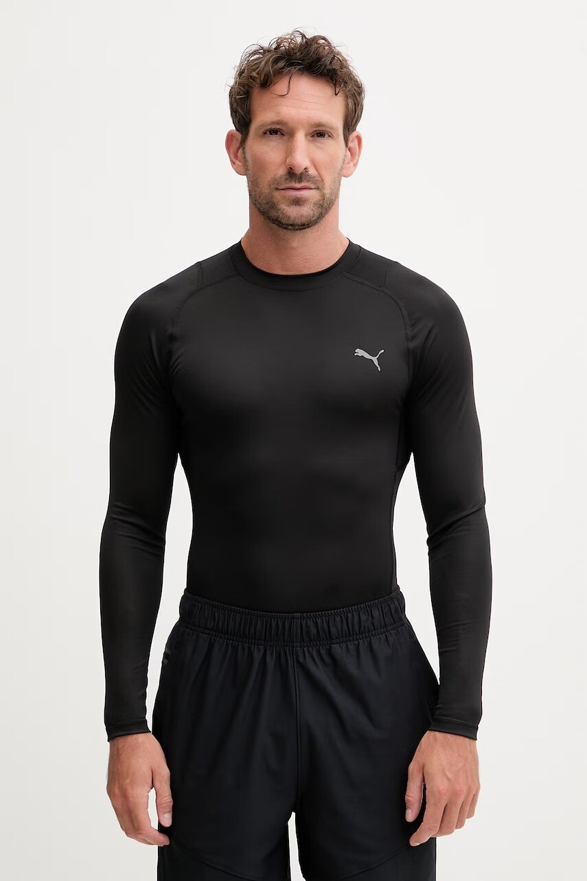 Puma tréningové tričko s dlhým rukávom pánske PWRMODE BASE LAYER