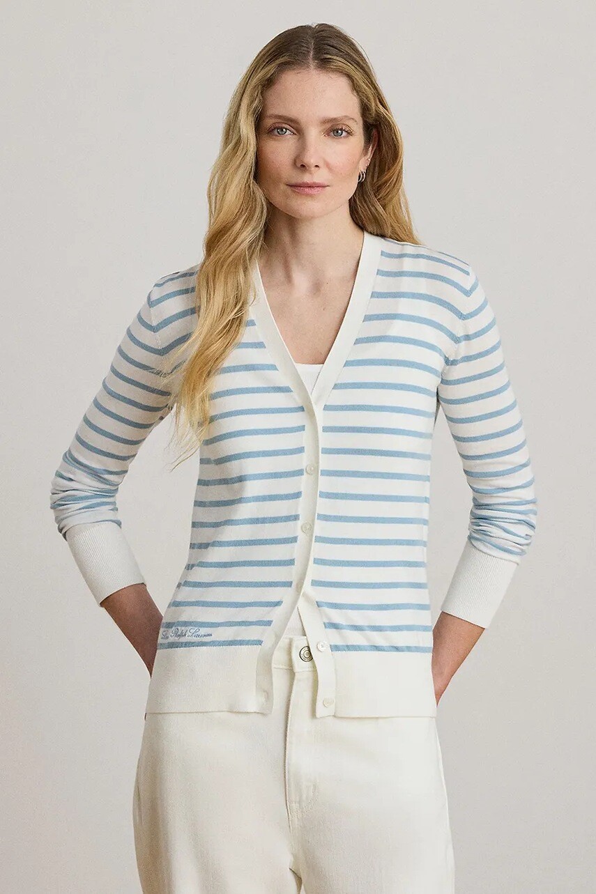 Lauren Ralph Lauren kardigán dámsky bavlnený