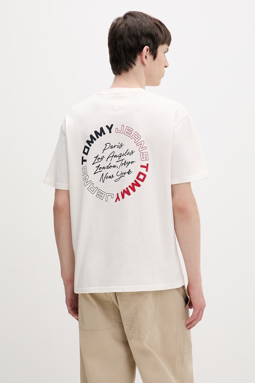 Tommy Jeans tričko pánske bavlnené