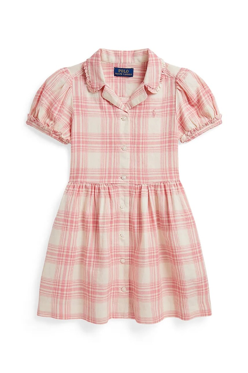 Polo Ralph Lauren šaty babydoll s ľanom