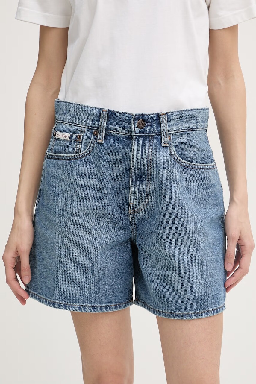 Calvin Klein Jeans šortky dámske rifľové
