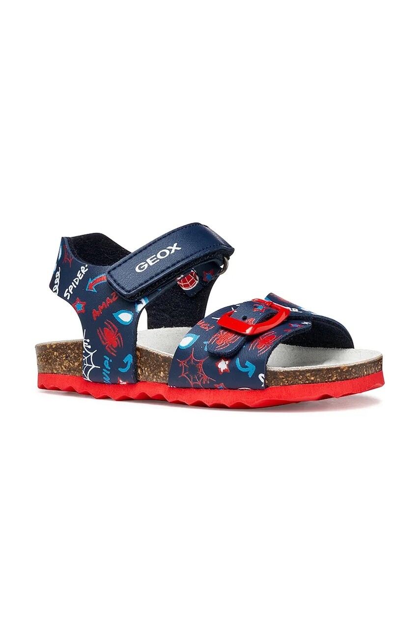 Detské sandále Geox SANDAL CHALKI x Spiderman