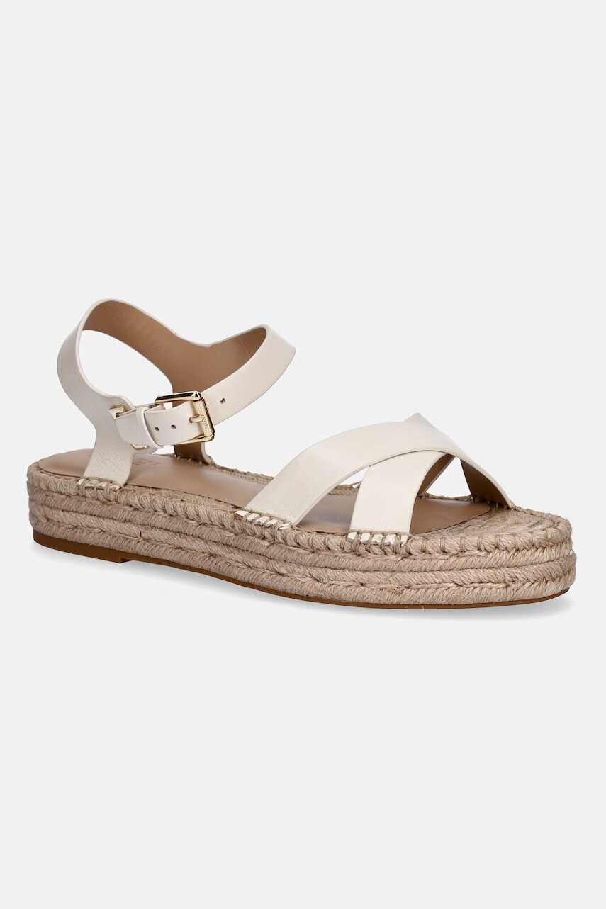 Lauren Ralph Lauren espadrilky dámske kožené Emeryn