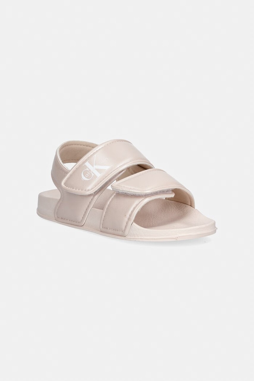 Calvin Klein Jeans sandále na plochom podpätku detské