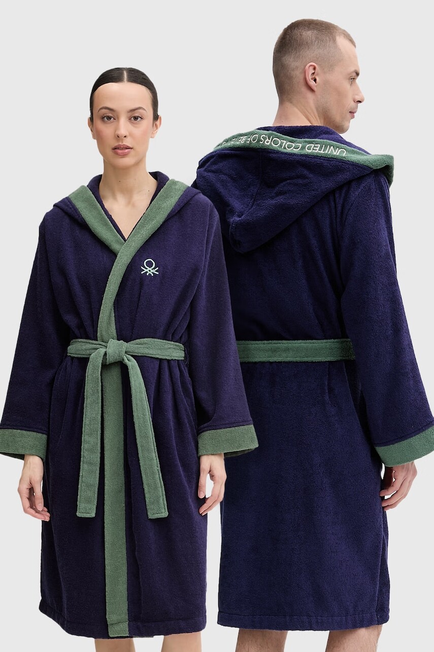 United Colors of Benetton froté župan dámsky bavlnený