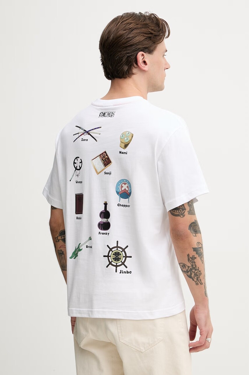 United Colors of Benetton pánske bavlnené tričko ONE PIECE