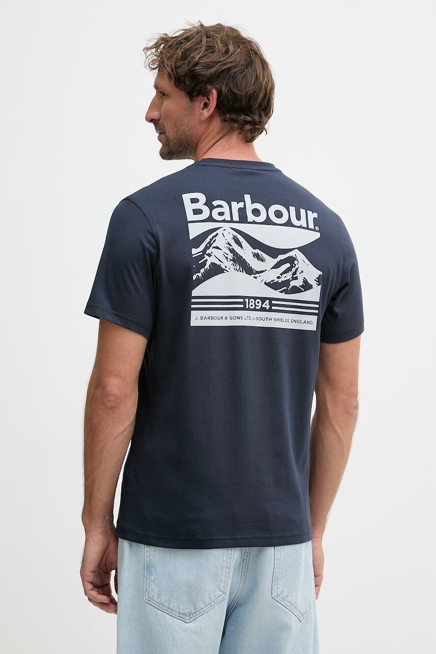 Barbour basic tričko pánske bavlnené Camber