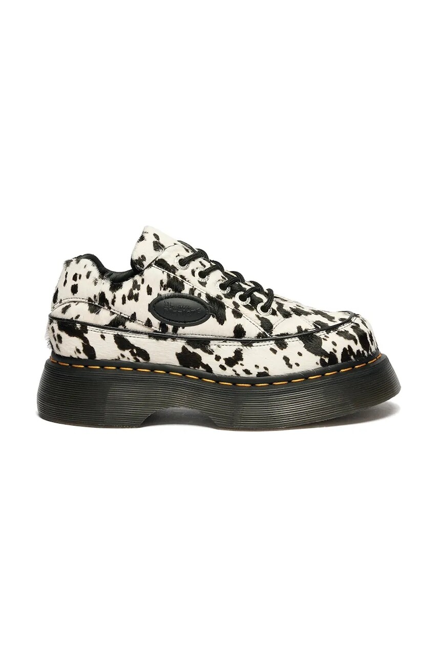Dr. Martens poltopánky dámske kožené Buzz 5i 5 Eye Dalmatian