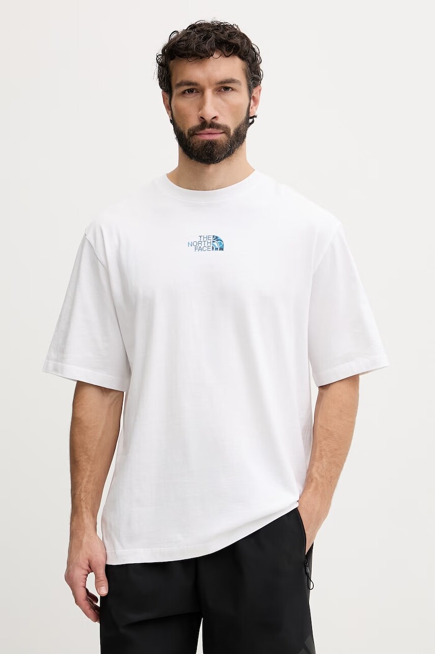 The North Face pánske bavlnené tričko LIQUID LOGO