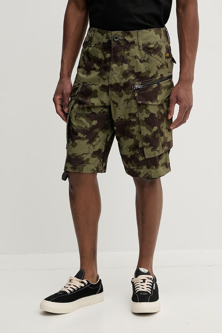 G-Star pánske bavlnené cargo šortky Rovic zip relaxed 1\2