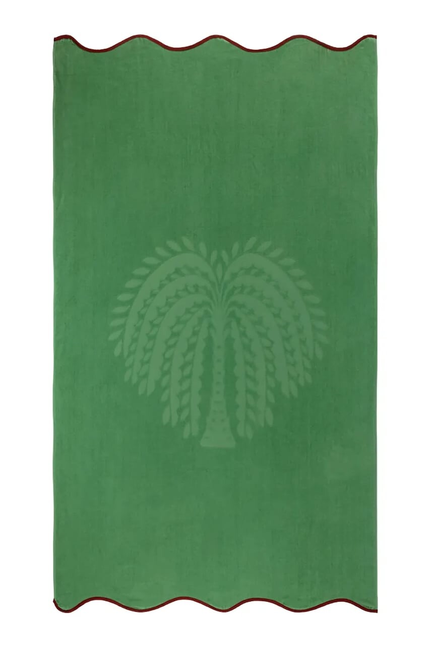 Olivier Desforges plážový uterák z textilného materiálu HYERES Palme 100 x 170 cm