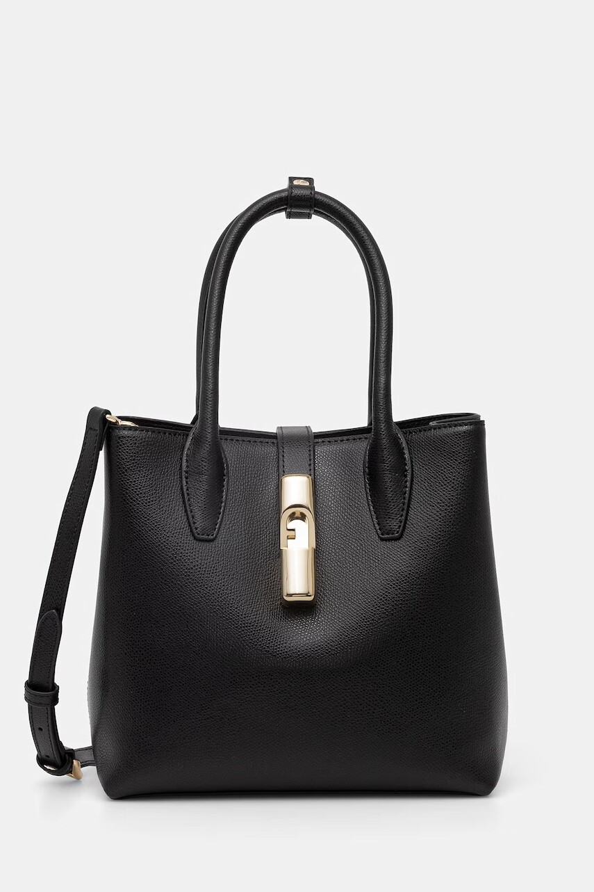Furla crossbody kabelka dámska kožená Goccia S Tote Base 22