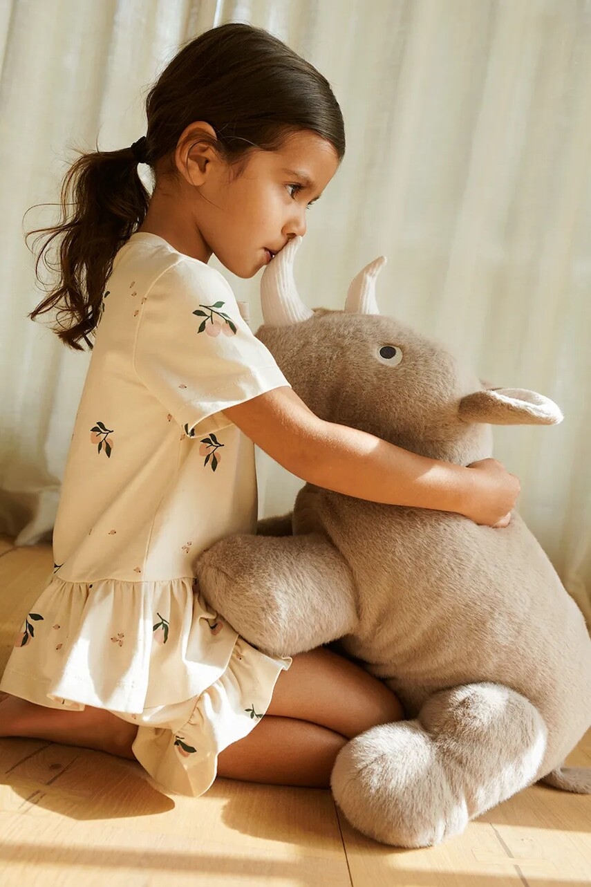 Liewood plyšová hračka detská Barnaby Rhino Large Teddy