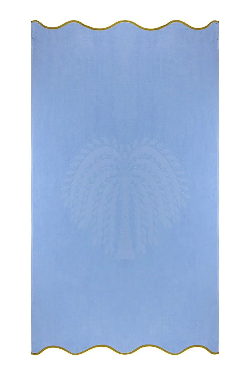 Olivier Desforges plážový uterák bavlnený HYERES Azur 100 x 170 cm