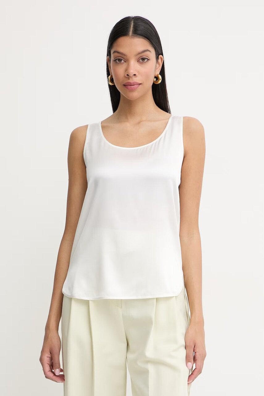 MM by Max Mara top dámsky hodvábny PAN