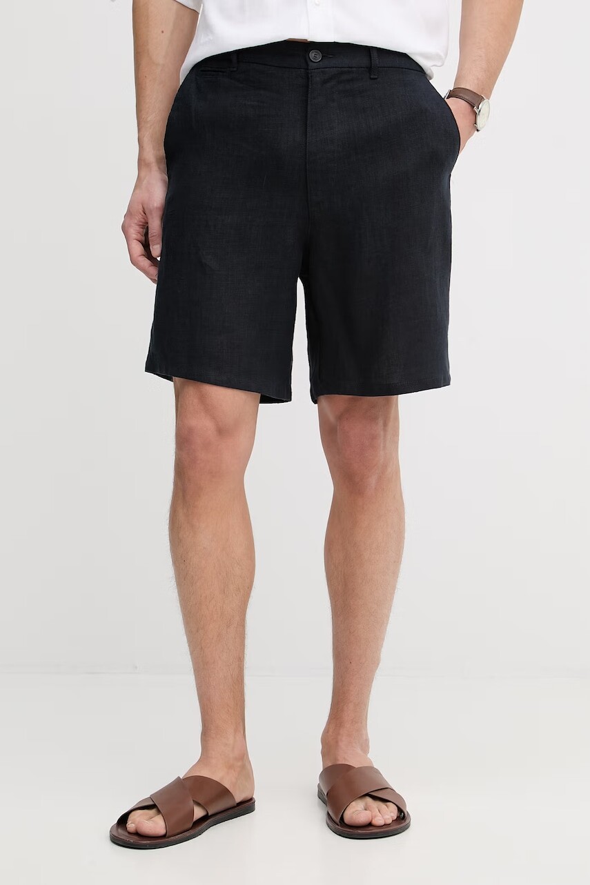 Trussardi šortky chino pánske ľanové