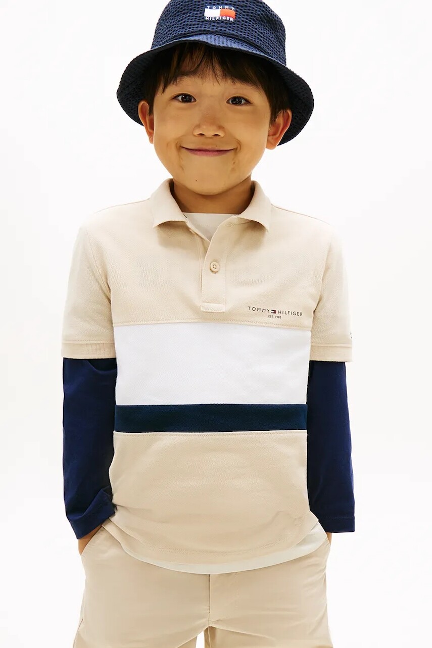 Tommy Hilfiger polo tričko detské bavlnené