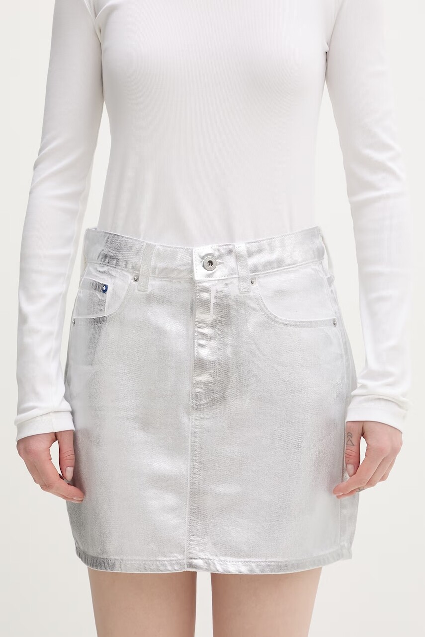 Karl Lagerfeld Jeans sukňa bavlnená