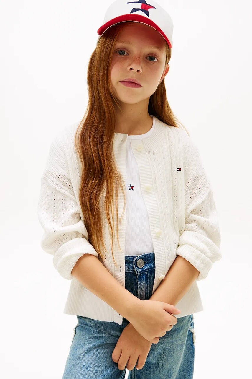 Tommy Hilfiger kardigán detský bavlnený