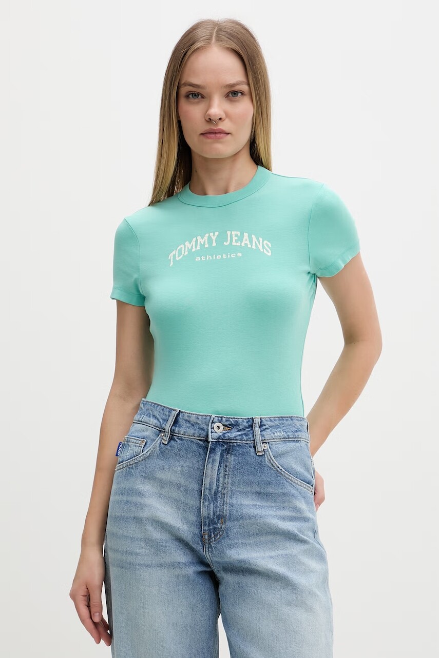 Tommy Jeans basic tričko dámske bavlnené