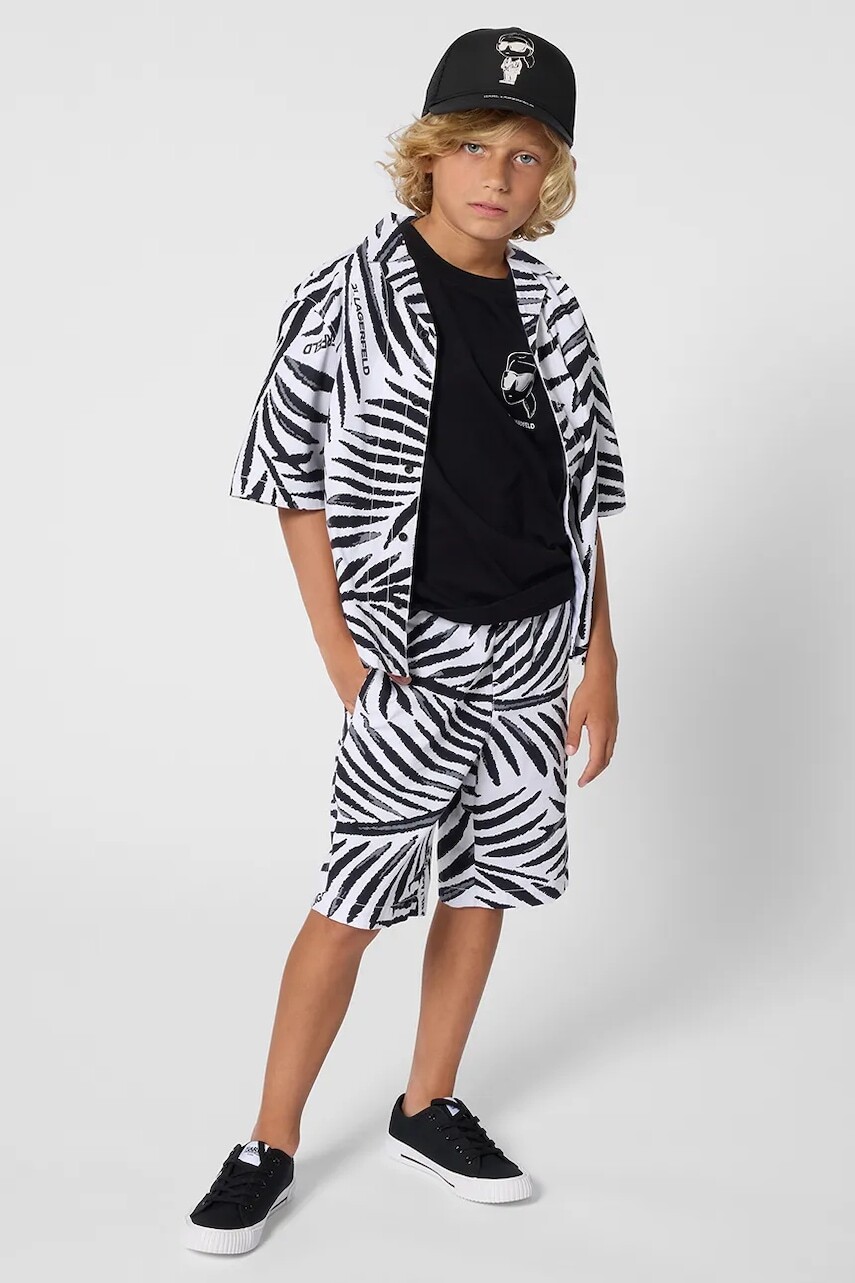 Karl Lagerfeld bermudy detské bavlnené