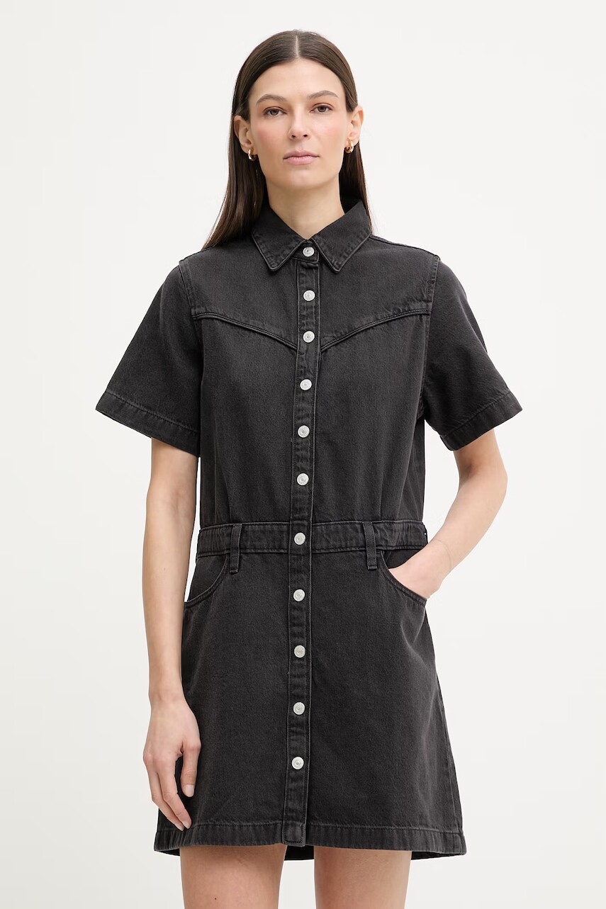 Levi's šaty rifľové SS LOGAN WESTERN