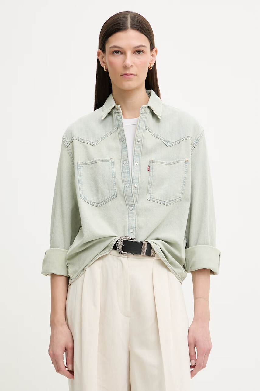 Levi's košeľa dámska rifľová TEODORA WESTERN
